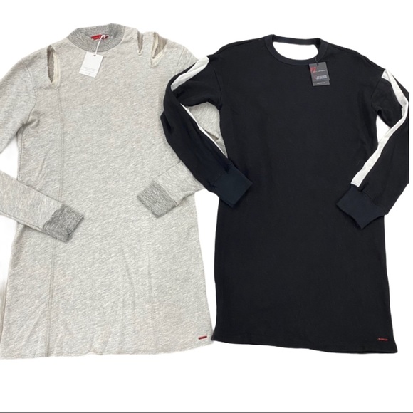 NWT N:Philanthropy Kyra Sweatshirt Dress, Grey - Picture 11 of 13